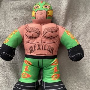 Vintage WWE Rey Mysterious Wrestling Brawlin Buddies Plush Doll Toy 2011